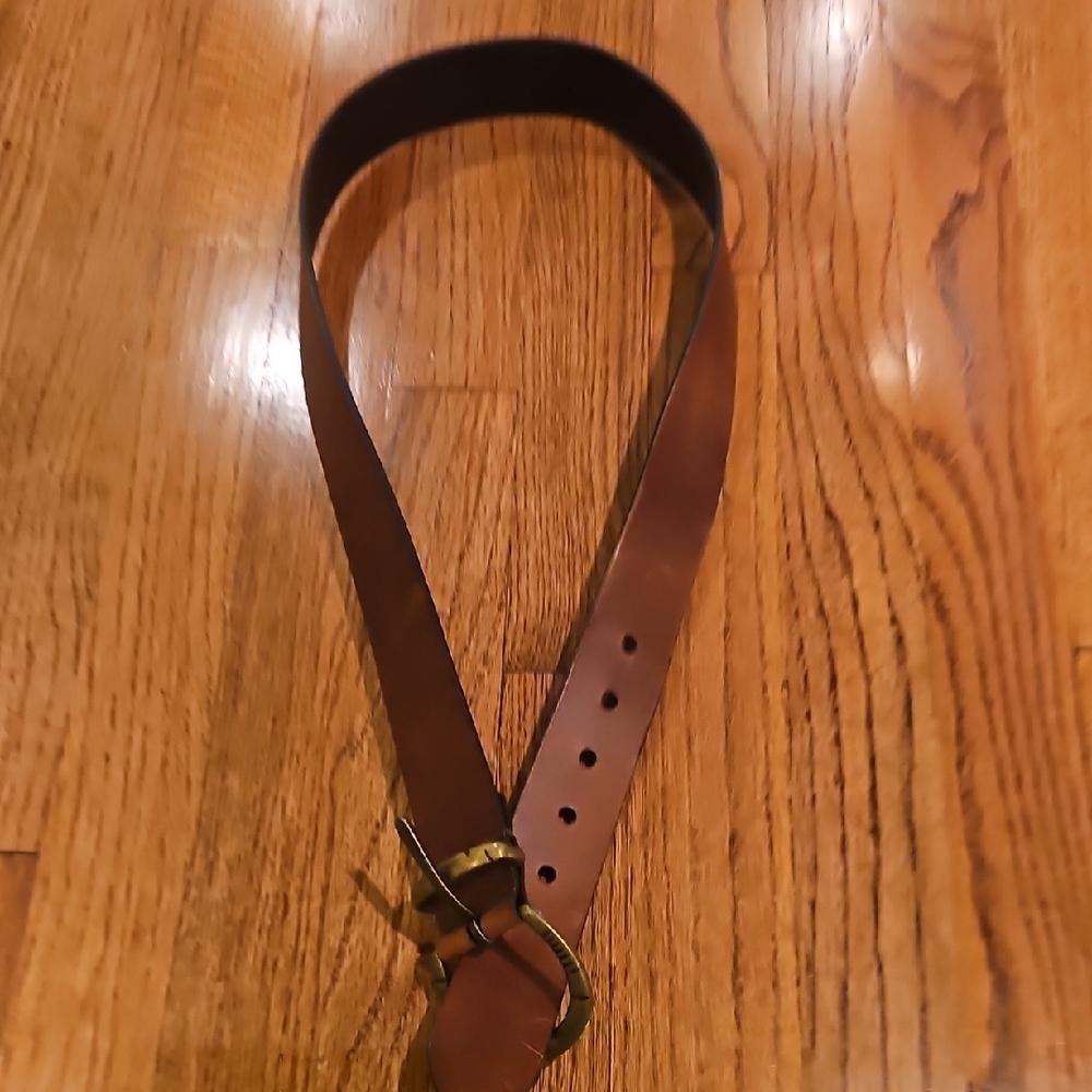 Brown Leather Men’s Belt Strap